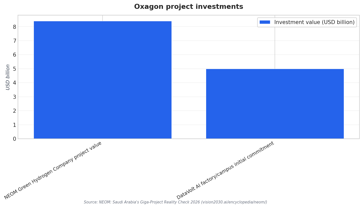 Oxagon project investments
